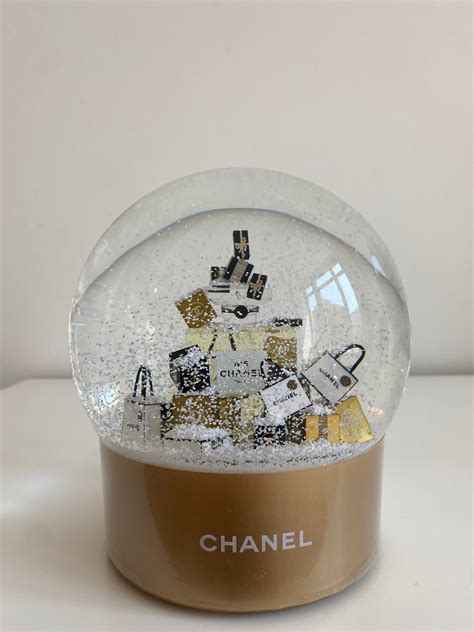 chanel christmas snow globe 2019|chanel christmas snow globe.